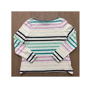 Talbots Multicolor Striped Long Sleeve Boatneck Top Women’s Medium
